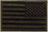 BlackHawk Subdued Reverse American Flag Patch - Olive Drab