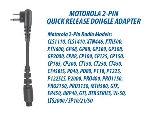 Quick Release Adapter / Motorola Radios / EP503