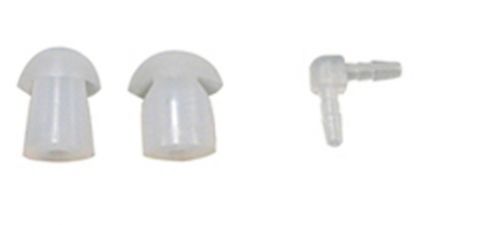 Ear Buds / 2 Pack (Includes Clear Elbow) - Click Image to Close