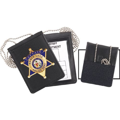 Strong Leather Centurion Recessed Badge & ID Holder w/ Pocket