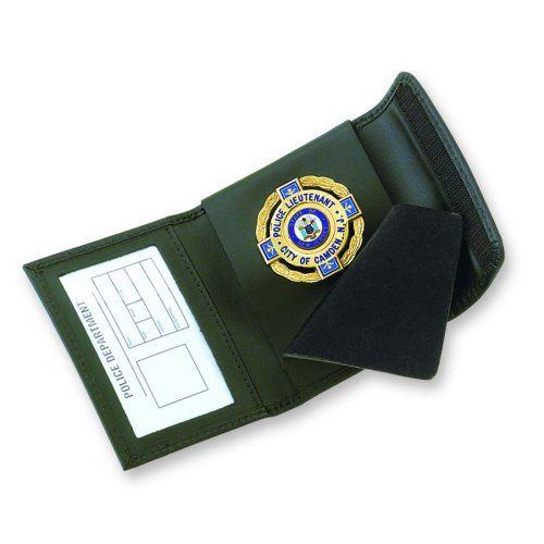 Strong Leather Centurion Dress Velcro Non-Recessed Badge Case