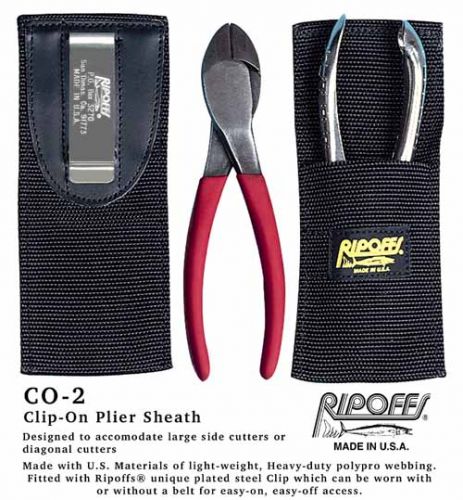 Ripoffs CO-2 Clip-On Plier Sheath (7-1/4" x 3")