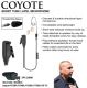 Coyote EP1228 / EP1228QR Short Tube Lapel Microphone