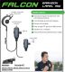 Falcon EP334QR-PTT Small Speaker Lapel Microphone, Motorola