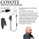 Coyote EP1210 / EP1210QR Short Tube Lapel Microphone