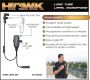 Hawk EP1305QR Replacement Long Tube Lapel Microphone
