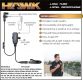 Hawk EP1333 / EP1333QR Long Tube Lapel Microphone, Motorola