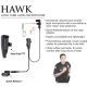 Hawk EP1307QR Long Tube Lapel Microphone, M/A Com