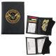 Strong Leather Double ID Badge Wallet for your Challenge Coin