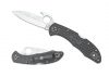 Spyderco Delica 4 Wave Plain Edge Grey Folding Knife