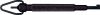Zak ZT11 Round Swivel Handcuff Key - Matte Black