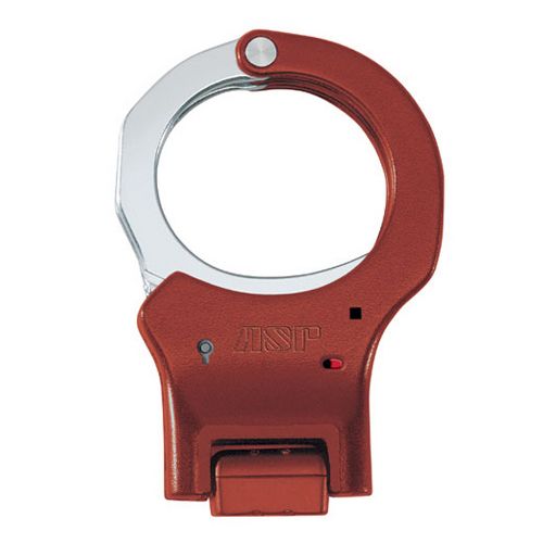 ASP (Red) Rigid Training Handcuffs / Steel - Click Image to Close