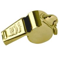 Acme Thunderer No. 60.5 Small Polished Brass Police Whistle - Click Image to Close