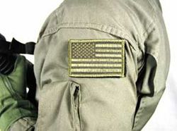 BlackHawk Subdued American Flag Patch - Olive Drab - Click Image to Close