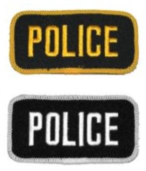 BlackHawk Police Patch (Chest)