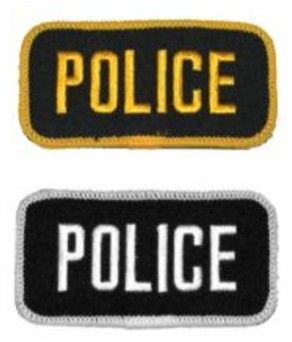 BlackHawk Police Patch (Back)