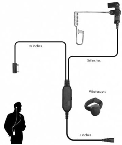 CodeRED EXP Executive Protection Microphone QD-Y3