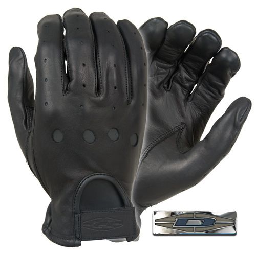 Damascus D22 Leather Driving Gloves, Full Finger - Click Image to Close