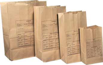 Lightning Powder Paper Evidence Bags