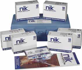 NIK 60-Pac Narcotic Identification Kit