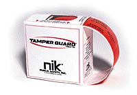 NIK Tamper Guard Evidence Tape - Click Image to Close