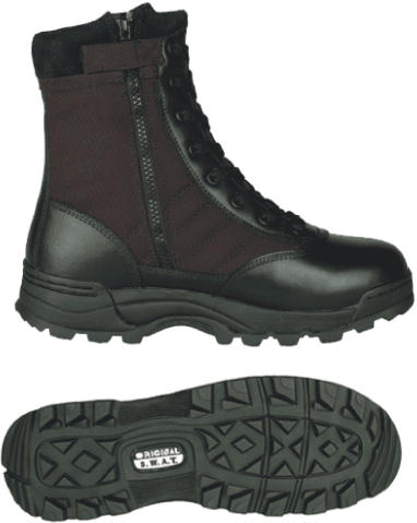 Original S.W.A.T. Women's Classic 9" Side Zip Boot - Click Image to Close