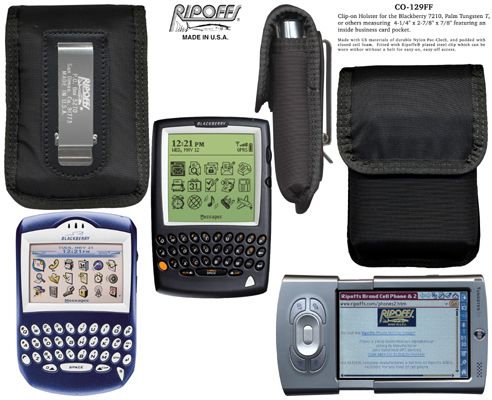 Ripoffs CO-129FF Clip-On Blackberry Case w/ Full Flap - Click Image to Close