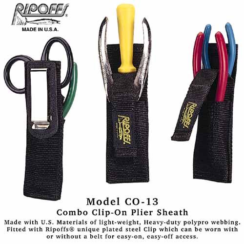 Ripoffs CO-13 Clip-On Combo Plier & File Sheath w/ Security Flap - Click Image to Close