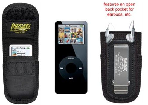 Ripoffs CO-196 Clip-On Holster for Apple iPod Nano