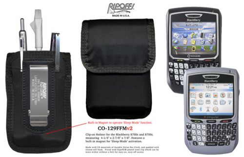 Ripoffs CO-129FFMv2 Clip-On Holster for Blackberry 8700, 8300 - Click Image to Close
