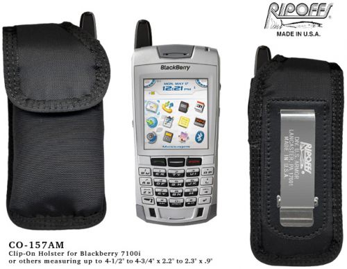 Ripoffs CO-157AM Clip-On Holster for Blackberry 7100i - Click Image to Close