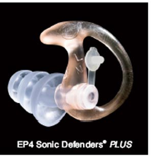 SureFire EarPro EP4 Sonic Defender Plus (1 Pair) - Click Image to Close