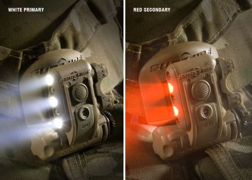 SureFire Helmet Light / Red, White, Infrared LED - Click Image to Close