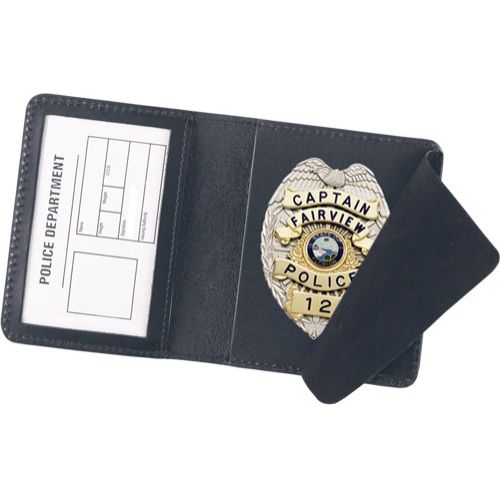 Strong Leather Centurion Side Opening Badge Case - Duty Style - Click Image to Close