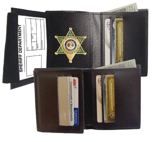 Strong Leather Co. RFID Hidden Badge & ID Wallet