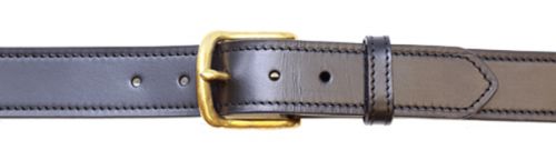 Strong Leather Stronghold 1 1/2" Dress Belt, Brass Buckle - Click Image to Close