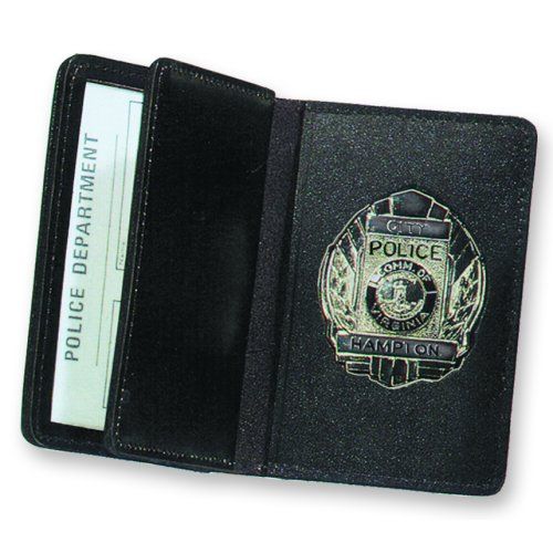 Strong Side Opening, Double ID Duty Badge Case - Click Image to Close
