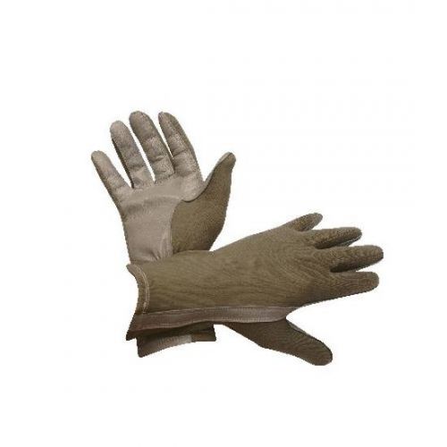 Tru-Spec Flight Gloves Nomex/Leather, Sage Size 9 - Click Image to Close