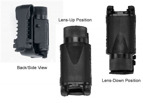 Uncle Mike's Kydex Clip-On Tactical Light Holder - Click Image to Close
