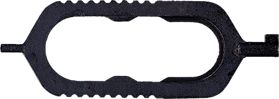 Zak ZT17 Concealable Belt Keeper Handcuff Key - Black - Click Image to Close