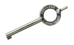 Peerless Standard Nickel Handcuff Key